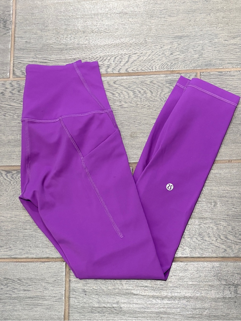 lululemon athletica Purple Active Leggings - High-Rise Performance